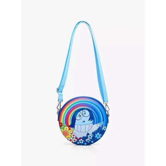 NWT Loungefly Disney Pixar Inside Out Circular Crossbody Bag - Picture 3 of 7